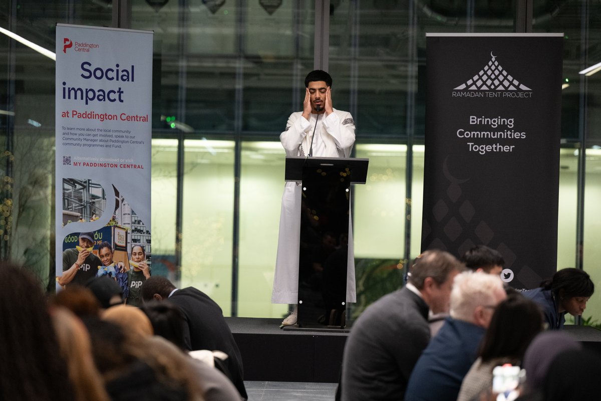 Paddington Central (@paddingtoncen) on Twitter photo On 20 March, Paddington Central hosted an Iftar at 3 Sheldon Square.
It was the fourth collaboration between <a href="/BritishLandPLC/">British Land PLC</a> & <a href="/RamadanTent/">Ramadan Tent Project</a>, a charity developing a wider understanding of Ramadan in the UK.
More info via the link in our bio.
#ThrivingPlaces #Ramadan On 20 March, Paddington Central hosted an Iftar at 3 Sheldon Square.
It was the fourth collaboration between <a href="/BritishLandPLC/">British Land PLC</a> & <a href="/RamadanTent/">Ramadan Tent Project</a>, a charity developing a wider understanding of Ramadan in the UK.
More info via the link in our bio.
#ThrivingPlaces #Ramadan