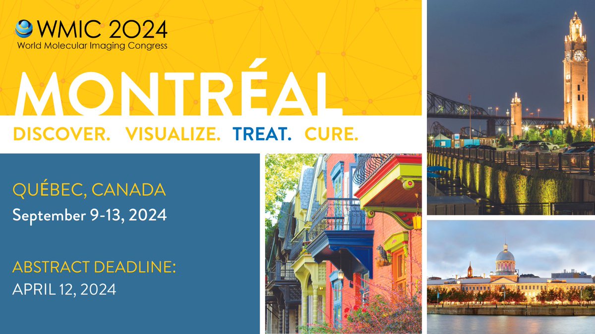 'Discover. Visualize. Treat. Cure.' - Announcing the 2024 WMIC theme. This mantra reflects molecular imaging's expanding horizons. The convergence of imaging and therapy is transforming our field. Submit an abstract by Apr 12 and join us at #WMIC2024 : wmis.org/abstract-categ…