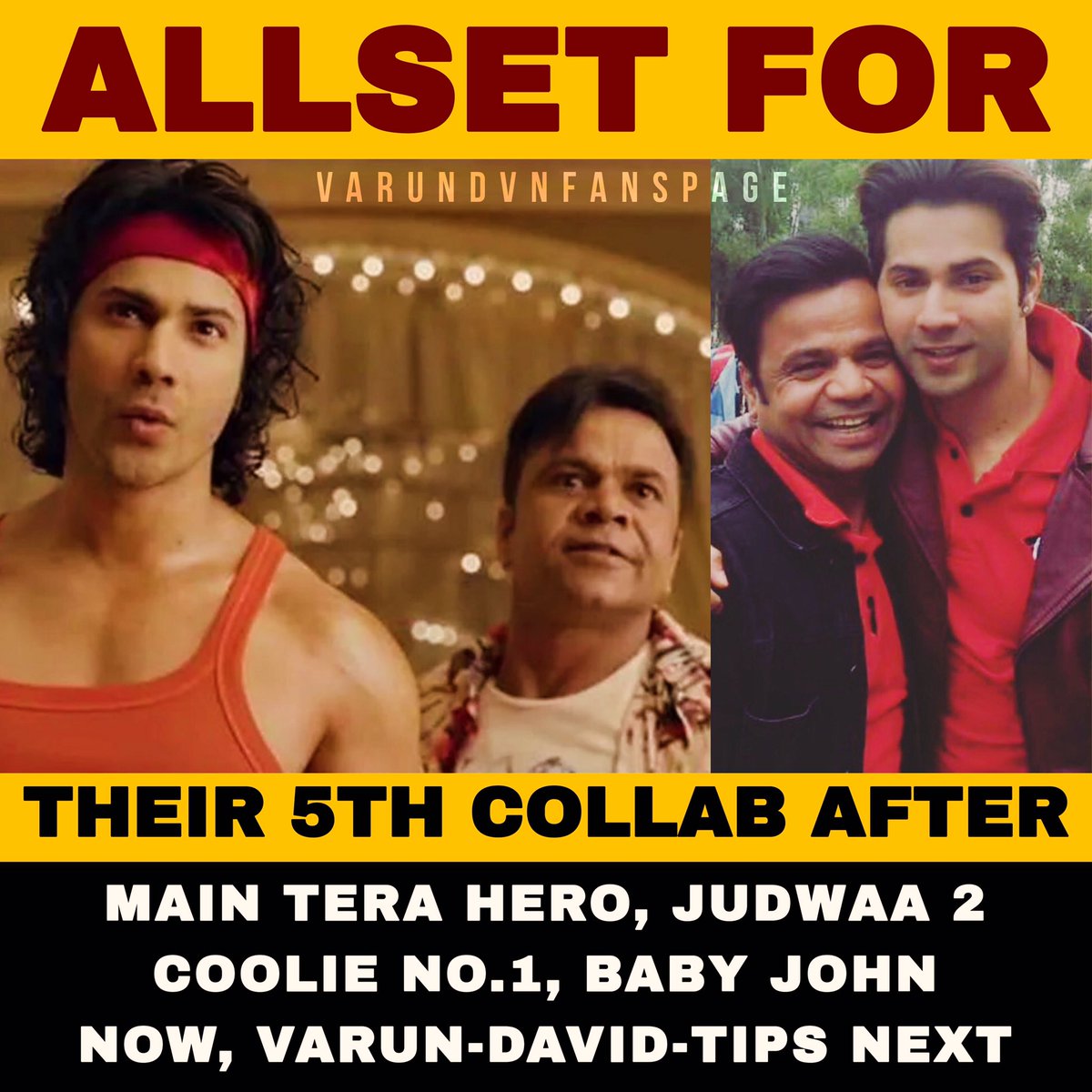 VARUN-RAJPAL Duo 🔥🔥
#VarunDhawan #RajpalYadav