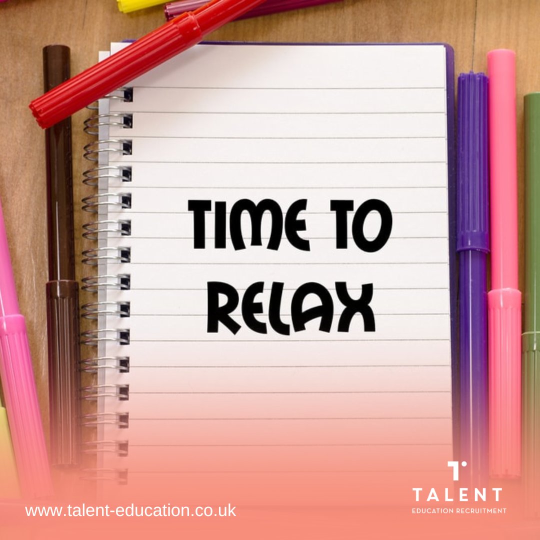 For many, we are at the half way point in the Easter Holidays! 🐥 🥚 

For others, it’s the last few days before you head back to the classroom on Monday. 

Either way, you still have the weekend to relax and enjoy YOU time. 

#TalentEducation