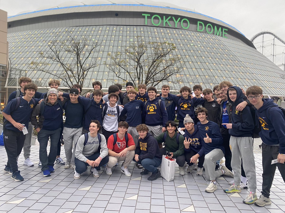 Saint Ignatius Baseball (@sihsbaseball1) on Twitter photo On our last night in Japan, the Saint Ignatius Baseball team takes in a <a href="/TokyoGiants/">読売巨人軍(ジャイアンツ)</a> game in the Tokyo Dome!
#GoCats | #TogetherForever On our last night in Japan, the Saint Ignatius Baseball team takes in a <a href="/TokyoGiants/">読売巨人軍(ジャイアンツ)</a> game in the Tokyo Dome!
#GoCats | #TogetherForever