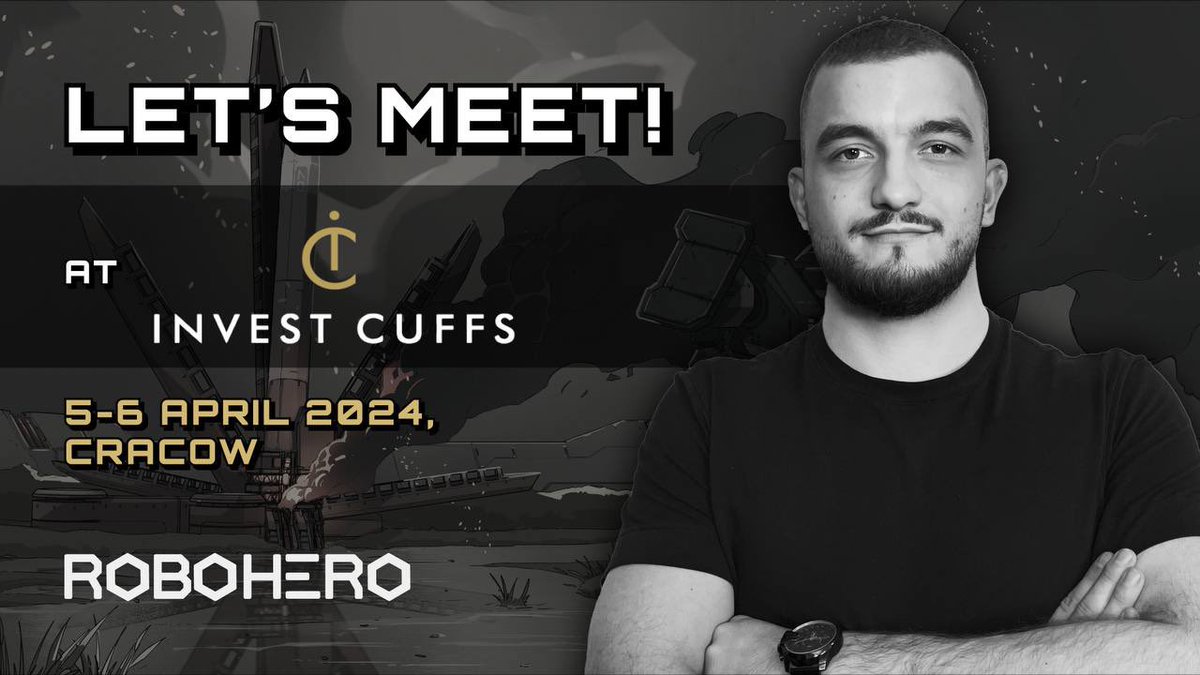 GM #ROBO FAM! 🤖

Together with @KempinskiPatryk, we're on our way to @InvestCuffs. 

Who are we going to see there? 😎