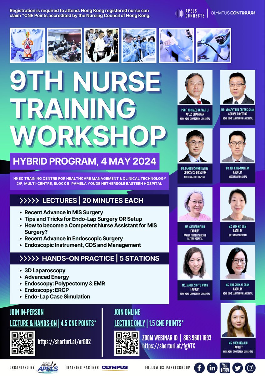 APELS - Asia Pacific Endo-Lap Surgery Group (@apelsgroup) on Twitter photo #APELS #endolapsurgeryeducation
|| ๐ฅ๐๐๐๐ฆ๐ง๐ฅ๐๐ง๐๐ข๐ก ๐๐ฆ ๐ก๐ข๐ช ๐ข๐ฃ๐๐ก!!
|| ๐ก๐๐ฟ๐๐ฒ ๐ง๐ฟ๐ฎ๐ถ๐ป๐ถ๐ป๐ด ๐ช๐ผ๐ฟ๐ธ๐๐ต๐ผ๐ฝ ๐ถ๐ป ๐๐ผ๐ป๐ด ๐๐ผ๐ป๐ด, ๐๐ต๐ถ๐ป๐ฎ
๐ท ๐๐ผ๐ถ๐ป ๐ถ๐ป-๐ฝ๐ฒ๐ฟ๐๐ผ๐ป | shorturl.at/orGO2
๐ท ๐๐ผ๐ถ๐ป ๐ข๐ป๐น๐ถ๐ป๐ฒ | shorturl.at/fgATX #APELS #endolapsurgeryeducation
|| ๐ฅ๐๐๐๐ฆ๐ง๐ฅ๐๐ง๐๐ข๐ก ๐๐ฆ ๐ก๐ข๐ช ๐ข๐ฃ๐๐ก!!
|| ๐ก๐๐ฟ๐๐ฒ ๐ง๐ฟ๐ฎ๐ถ๐ป๐ถ๐ป๐ด ๐ช๐ผ๐ฟ๐ธ๐๐ต๐ผ๐ฝ ๐ถ๐ป ๐๐ผ๐ป๐ด ๐๐ผ๐ป๐ด, ๐๐ต๐ถ๐ป๐ฎ
๐ท ๐๐ผ๐ถ๐ป ๐ถ๐ป-๐ฝ๐ฒ๐ฟ๐๐ผ๐ป | shorturl.at/orGO2
๐ท ๐๐ผ๐ถ๐ป ๐ข๐ป๐น๐ถ๐ป๐ฒ | shorturl.at/fgATX