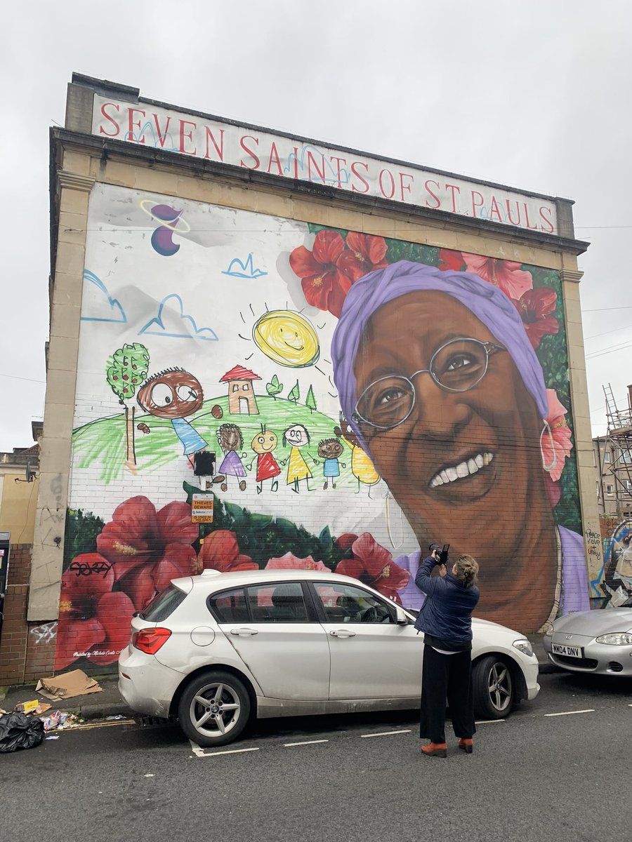 A tour of the Seven Saints Murals of St Paul’s. Murals by Michele Curtis and the Paintsmiths. With huge thanks to Paul Brown from the Malcolm X community centre for standing in on the spur of the moment to be our inimitable guide.

#AAHAnnualConference
#ForArtHistory2024