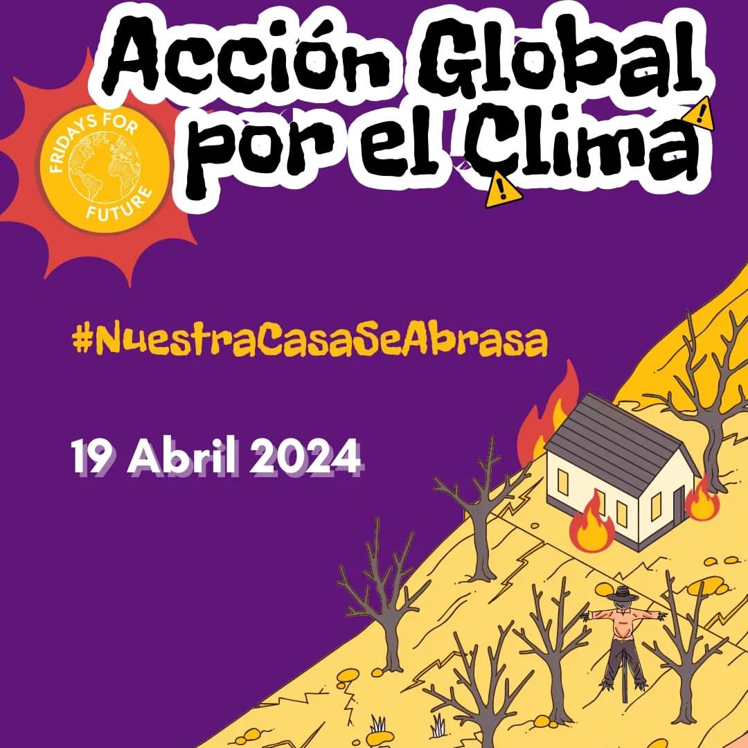 El cambio climático está poniendo en peligro nuestra salud y no se están tomando medidas de adaptación de las condiciones existentes en los centros educativos. 🟠 Nuestra casa se abrasa 🟠 Acción Global Por el Clima 19 abril 2024 movilización global twitter.com/JuventudXClima…