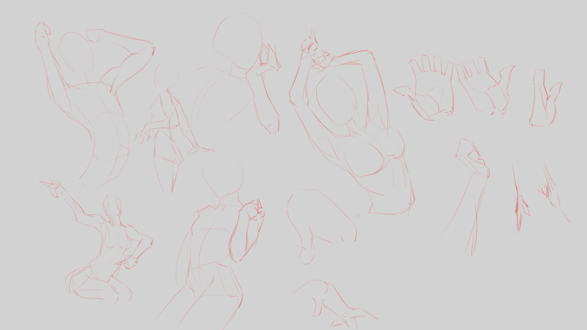 Practicing the forearm, including the hand.