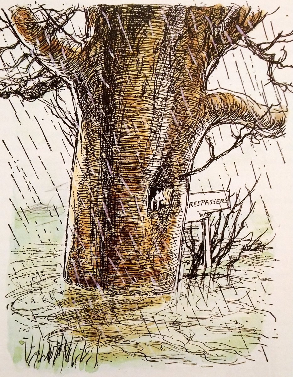 It rained and it rained and it rained. Piglet told himself that never in all his life, and he was goodness knows HOW old - three, was it, or four? - never had he seen so much rain. Days and days and days. Every day the water got a little higher. ~A.A.Milne #rain #flooding