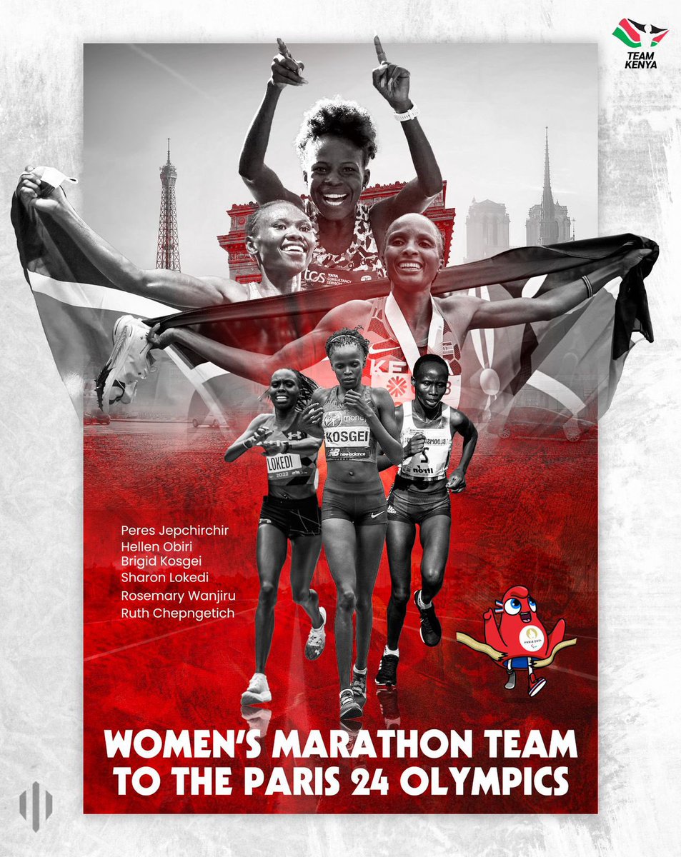 wanjiii's tweet photo. What a team💪.... Our chosen symbols of excellence, discipline, resilience, perseverance and the spirit of hope for Kenya. Welcome to team Kenya🇰🇪🇰🇪🇰🇪 #Marathon #paris2024 #TeamKenya #missionteam #goingforgold https://t.co/N4CSrEppet