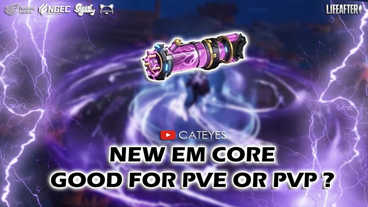 CATEYES28173408's tweet photo. TGIF 🥳 Special review about New EM Core Spherical Lightning⚡ is hot now at 👉https://t.co/eaNXugstdr Is it good for PVE and PVP❓
Make sure you watch it before you get it. The video is completed by more than 30 subs
Good luck, Survivors👍
#LifeAfter #NewCore
#GameTips #Review https://t.co/h5qMf7AYMS
