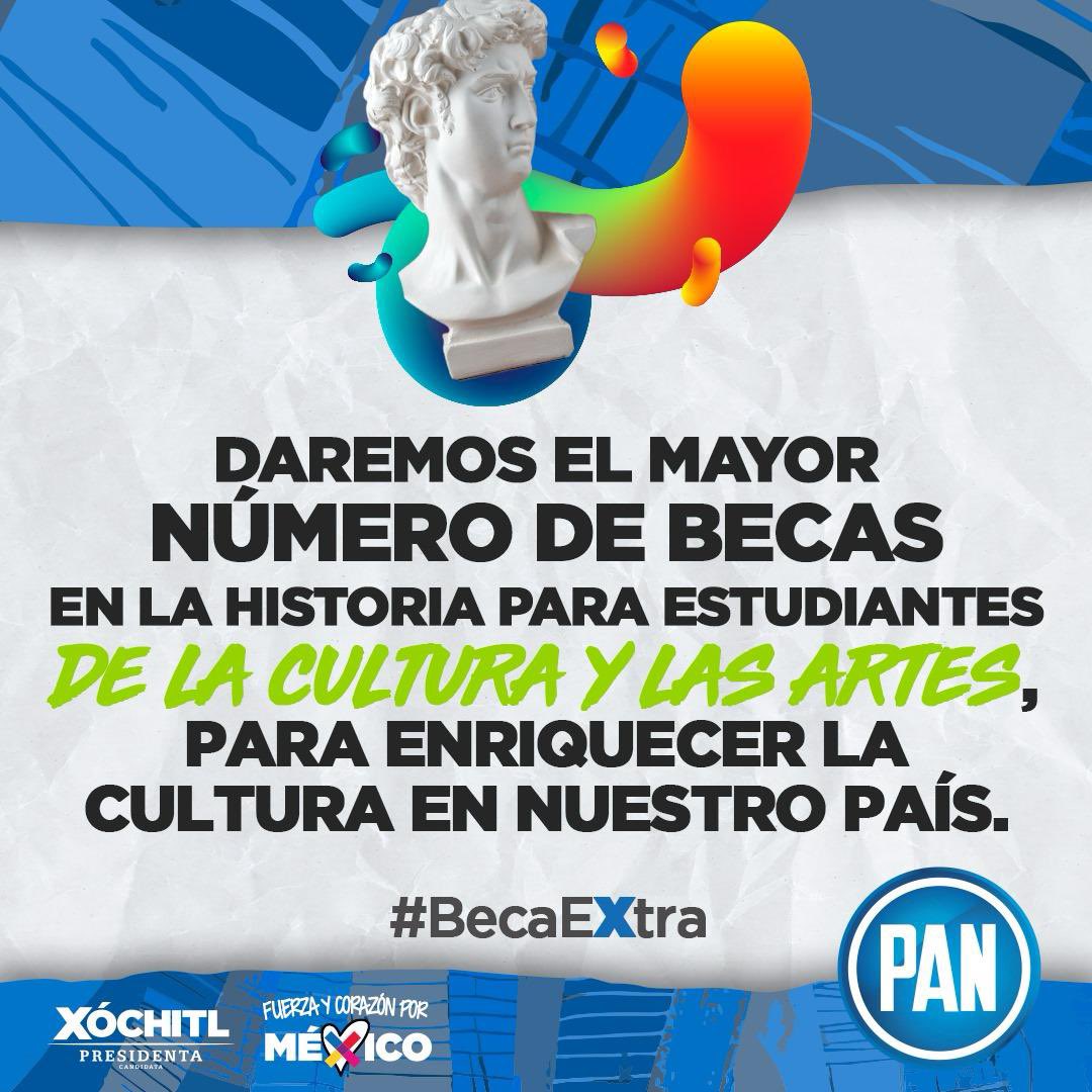 maguifisher's tweet photo. Queremos que las y los estudiantes de cultura y las artes tengan el mayor número de becas para poder enriquecer la cultura en nuestro país. 🖼️🎨
#BecaExtra con @XochitlGalvez. 👏🏻🩷 https://t.co/1CkMFsMHQS