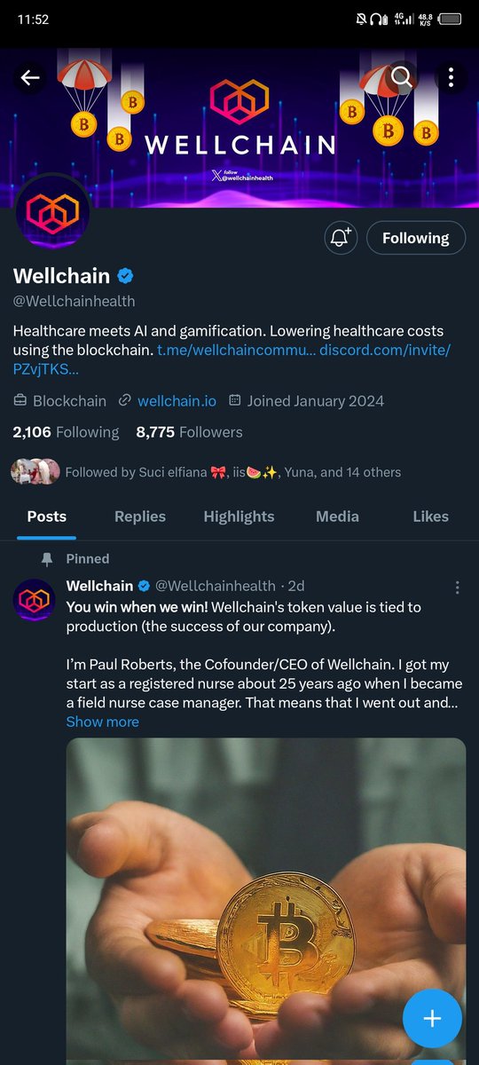 vicfous's tweet photo. @TheWignus @Wellchainhealth https://t.co/wb98EfWmmz