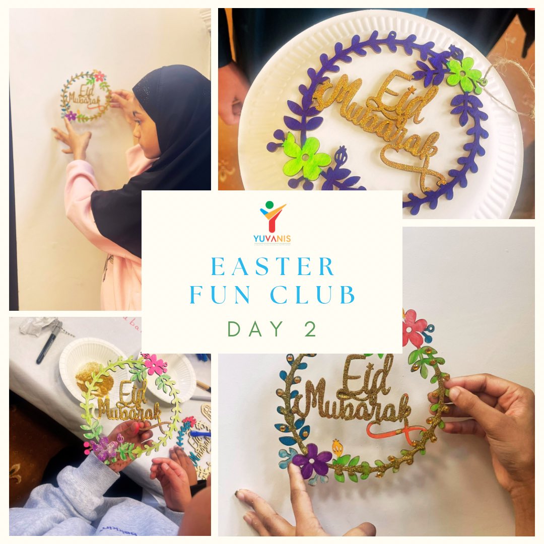 Easter Fun Club 2024: Day 2

Another energy-filled day of exciting new crafts, “breath-taking” sports and scrumptious healthy lunch!

@educationgovuk 
@OldhamCouncil 

#haf2024 #hafOldham #EasterHaf2024 #oldhamHaf