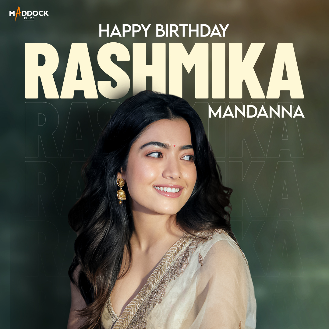 Happy Birthday @iamRashmika ❤️ You’ll always be our Crushmika 🥰👉👈 #RashmikaMandanna #DineshVijan #MaddockFilms
