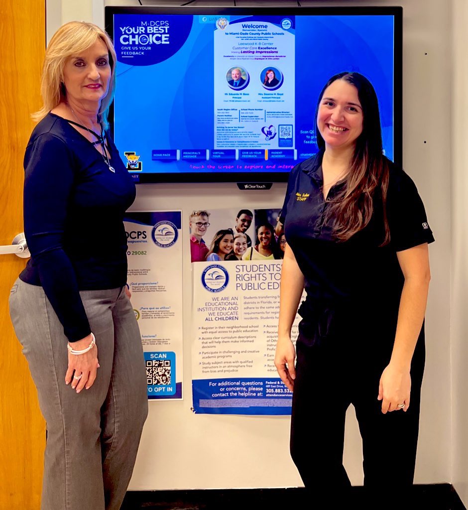 LeewoodK8's tweet photo. Leopard families, have you seen our interactive KIOSK in the Main Office?!?! With so many resources to offer all our schoolβs stakeholders, itβs a definite MUST SEE! Let us know what you think after you check it out! πππΌπ» #KIOSKCHAMPION #YourBestChoiceMDCPS #MDCPSOperations https://t.co/uth0ldeF1O