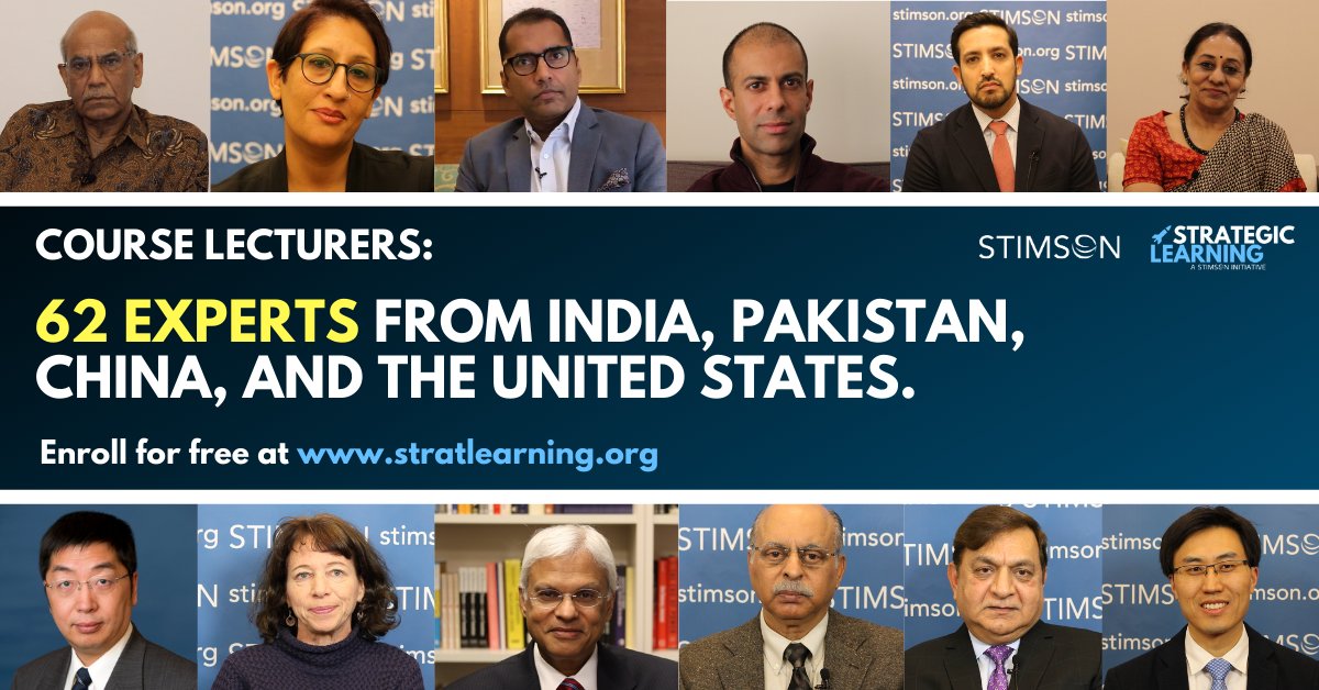 Deterrence in Southern Asia features 62 (!) experts from #India #Pakistan #China & the #USA. Hear their insights on deterrence dynamics in Southern Asia by enrolling for FREE at stratlearning.org!