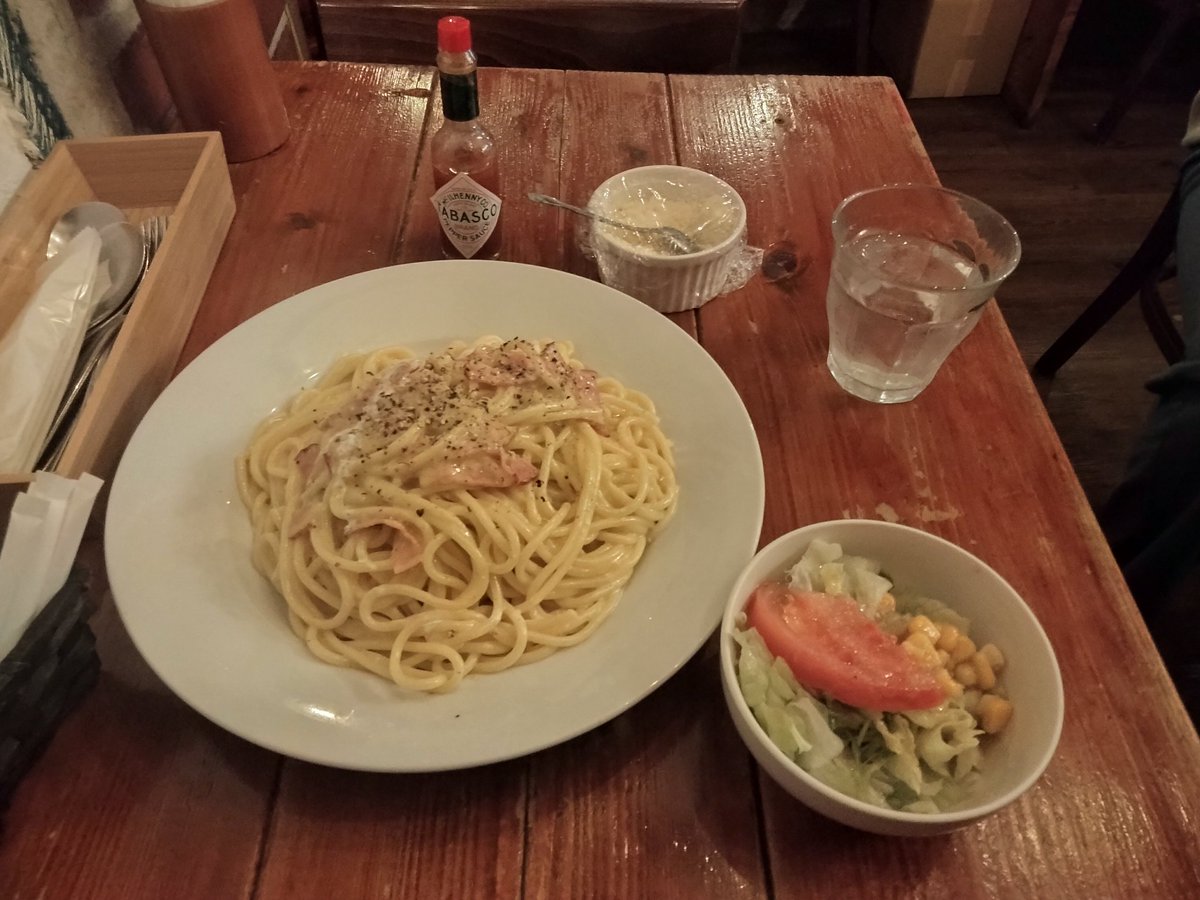 yoireiwa4100's tweet photo. おしゃれな街でパスタランチ‥
#江古田駅
#パスタ
#PANCON https://t.co/1IVGrGeWnY