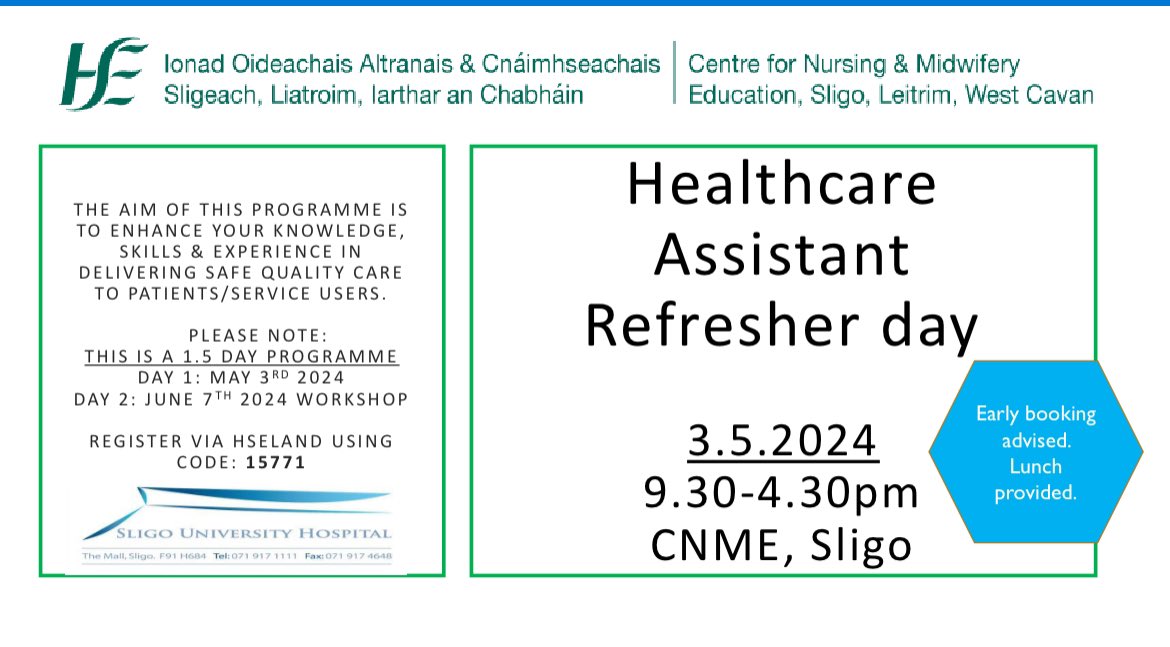 All HCAs well great opportunity to refresh your skills thank you to all our experts from practice for supporting this @NMPDUNorthWest @GeorginaKilcoy3 @MauraHeffernan2 @julianahenry76 @donnellymichele @selene_nurse