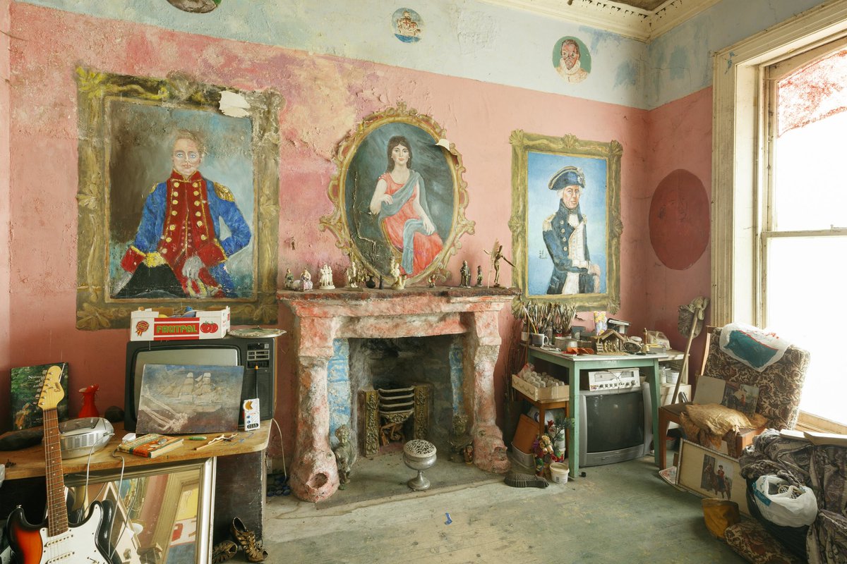 NEWS // The remarkable Ron’s Place in Birkenhead has been Grade II listed following support from C20.

Created by Ron Gittins between 1986-2019, it features creatures from Greek mythology and murals of Ancient Rome, and is the first example of Outsider Art to be nationally listed