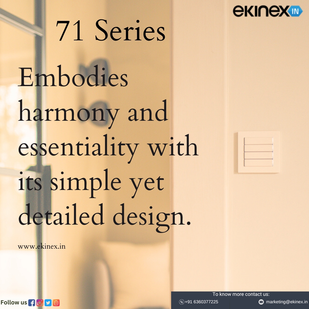 EkinexIndia's tweet photo. Harmony and essentiality. The rigorous simplicity of detail.
#smarthome #smarthometechnology #smarthomes #domotic #domotica #homeautomation #homedecor #homedesign #switches #pushbutton #knx #interiordesign #interiordetails #interiorlighting #madeinitaly #italiandesign https://t.co/cepBbA5wlN