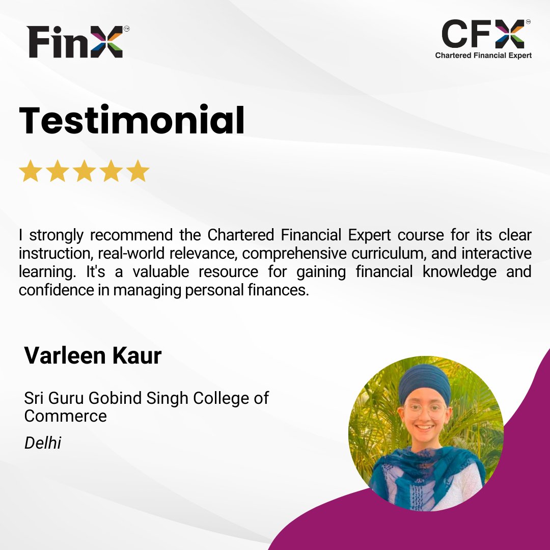 Here's our alumni sharing her journey of the CFX program and you will foresee what’s in store for you.
Register now: finxpert.org
#learningnewskills #careerinbanking #careerinfinance #skillstraining #JobReadyProgram #JobReadiness #JobReadyCourses #JobReadySkills
