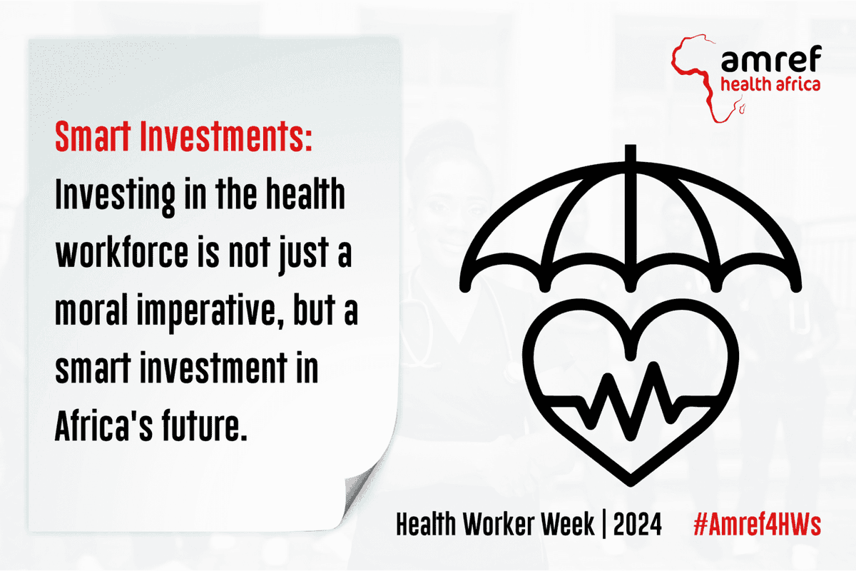 As we mark the #WHWWeek, let's commit to building a brighter future for health workers in Africa. Together, we can create an environment where they can thrive, innovate, and make a real difference in the lives of millions. #AmrefHealthHeroes #Amref4HWs