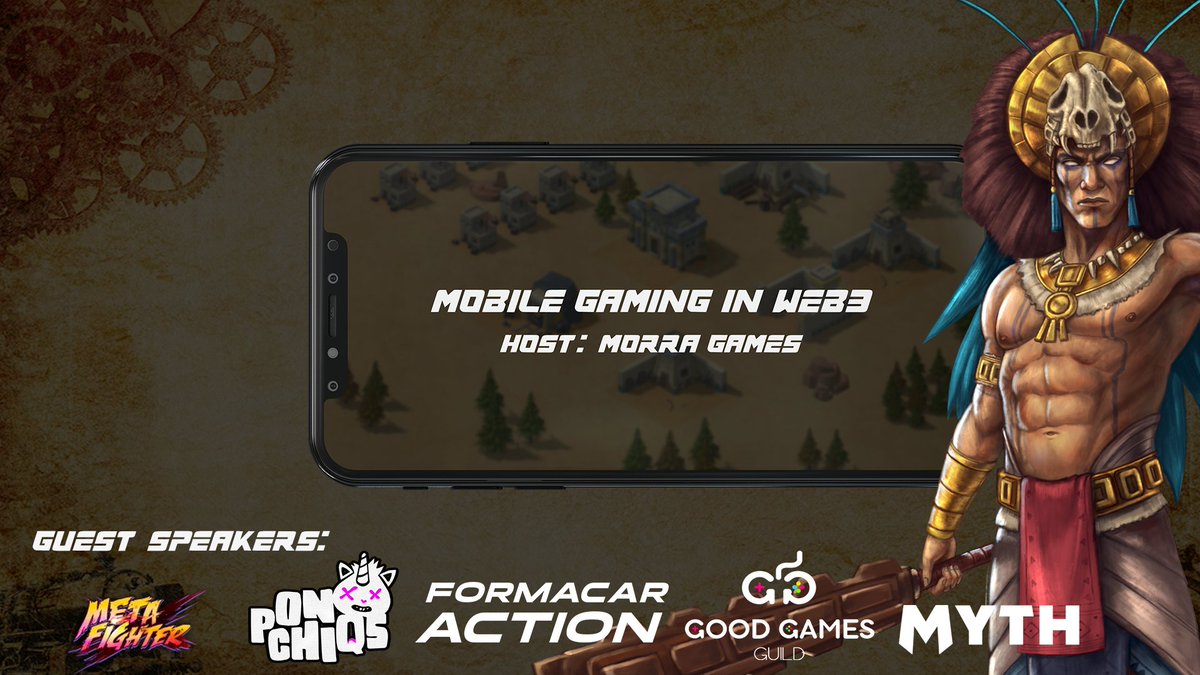 Join us for another engaging Space as we delve into the world of mobile gaming in #Web3. Space: twitter.com/i/spaces/1DXGy… Date: April 5th, 2024. Time: 8pm GST (4pm UTC) Guest Speakers: @goodgamesguild @ponchiqs @MetaFighter_NFT @HexMythica @Formacar_Crypto