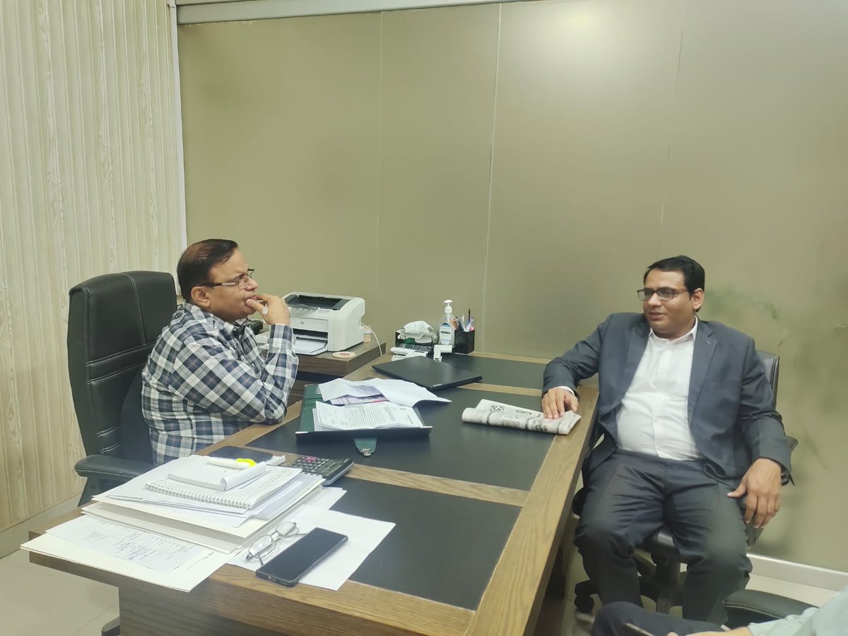 📢 With an aim to enhance the coordination mechanism and discuss the Sindh Child Protection Policy, @NCRC_Pakistan Member Sindh/Minorities @PirbhuSatyani held a pivotal meeting with the DG @SindhChild Sindh Child Protection Authority, Moazzam Ali Marri and Director Operations