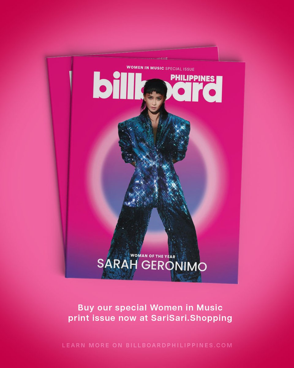 Dive deep into last month's celebration through Billboard Philippines’ Special Women In Music issue.

🔗 Get your copy here: sarisari.shopping/products/billb…

#BillboardPH
#BillboardPhilippines
#BBPHWomenInMusic
