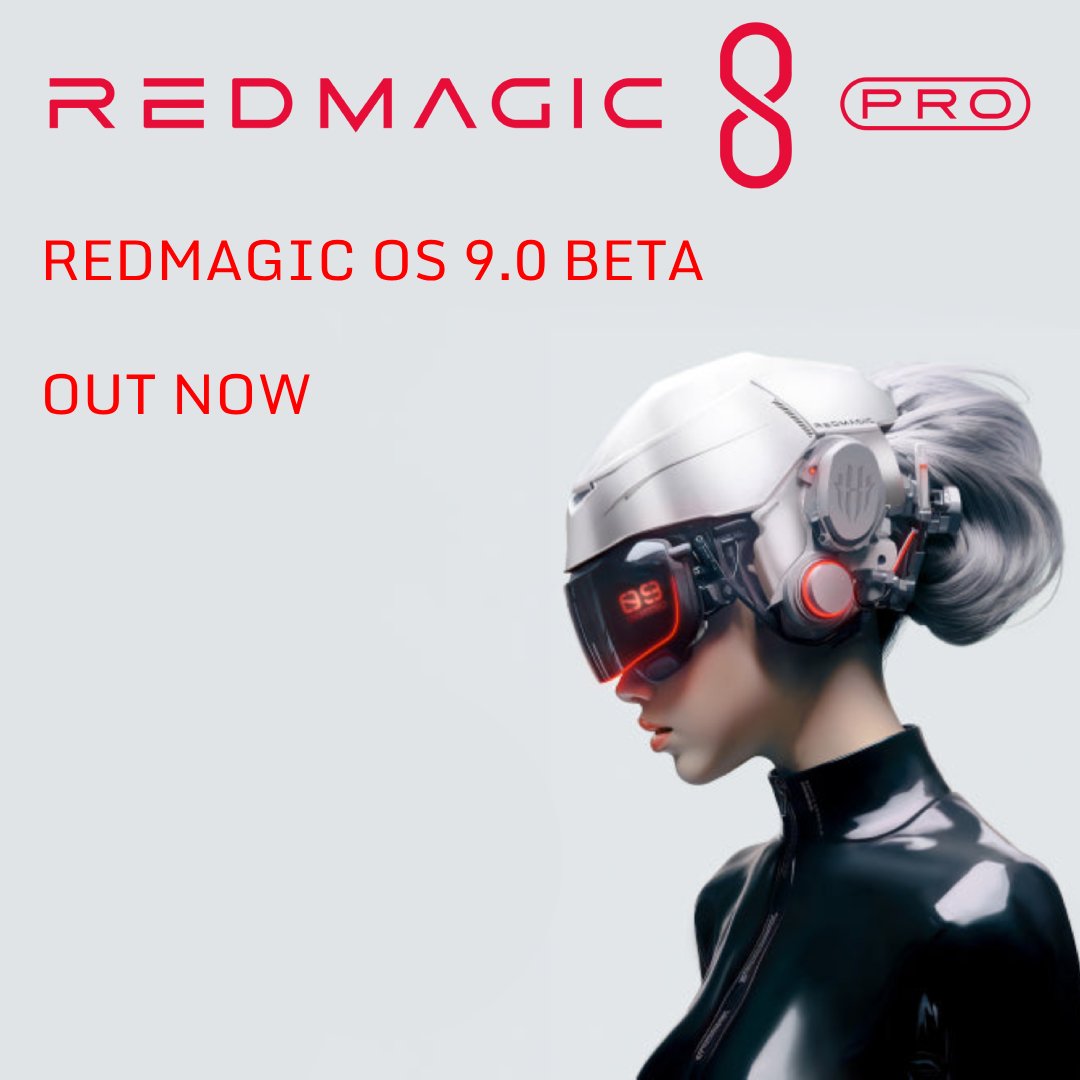 PSA: We're rolling out the long awaited #REDMAGIC OS 9.0 for #REDMAGIC8Pro beta testers. The official release for all 8 series users will be in the coming weeks. 

Thanks to everyone for their patience and thank you to the beta testers for helping support REDMAGIC!