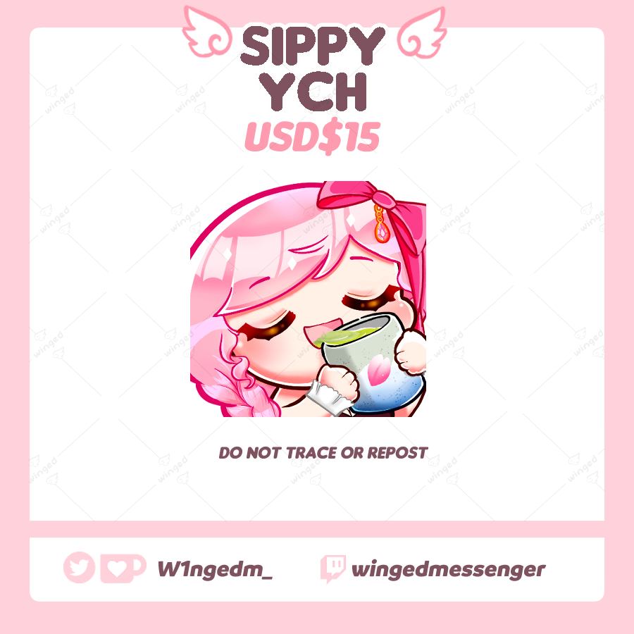 🎀SIPPY YCH GIVEAWAY🎀

✧Follow
✧Like + RT
✧Tag a friend

TWO WINNERS will be picked on 12th April 6pm GMT+8 LIVE on STREAM! 

#Giveaway #artgiveaway #artraffle