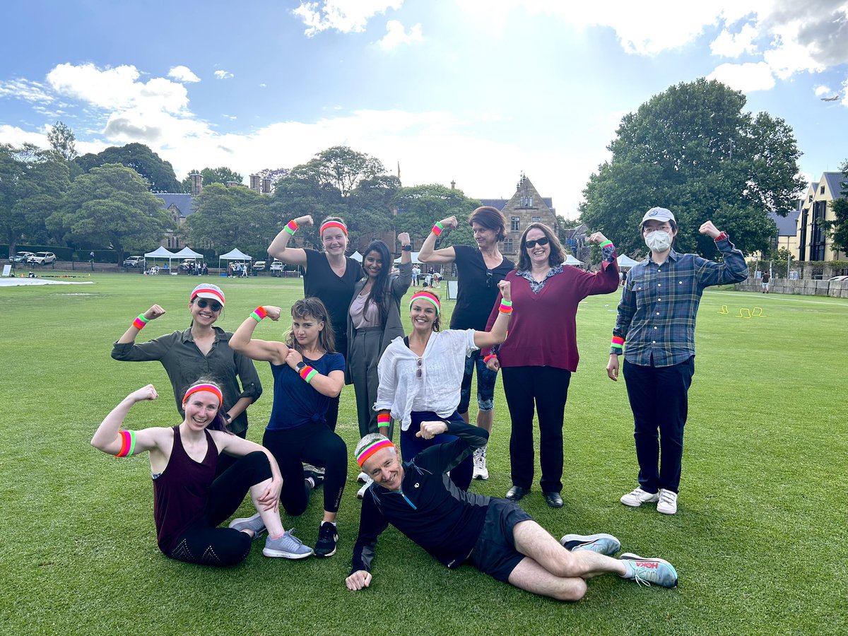 Some ways the IMH has enjoyed being active together include: 🧘‍♀️ our yoga classes during lockdowns with @dawson_rik 💪 Pilates sessions with our Network Manager, Lexi Edmondson 🏃‍♂️ @parkrunAU on the weekends, and ⚽ end of year sports carnivals with @syd_health colleagues