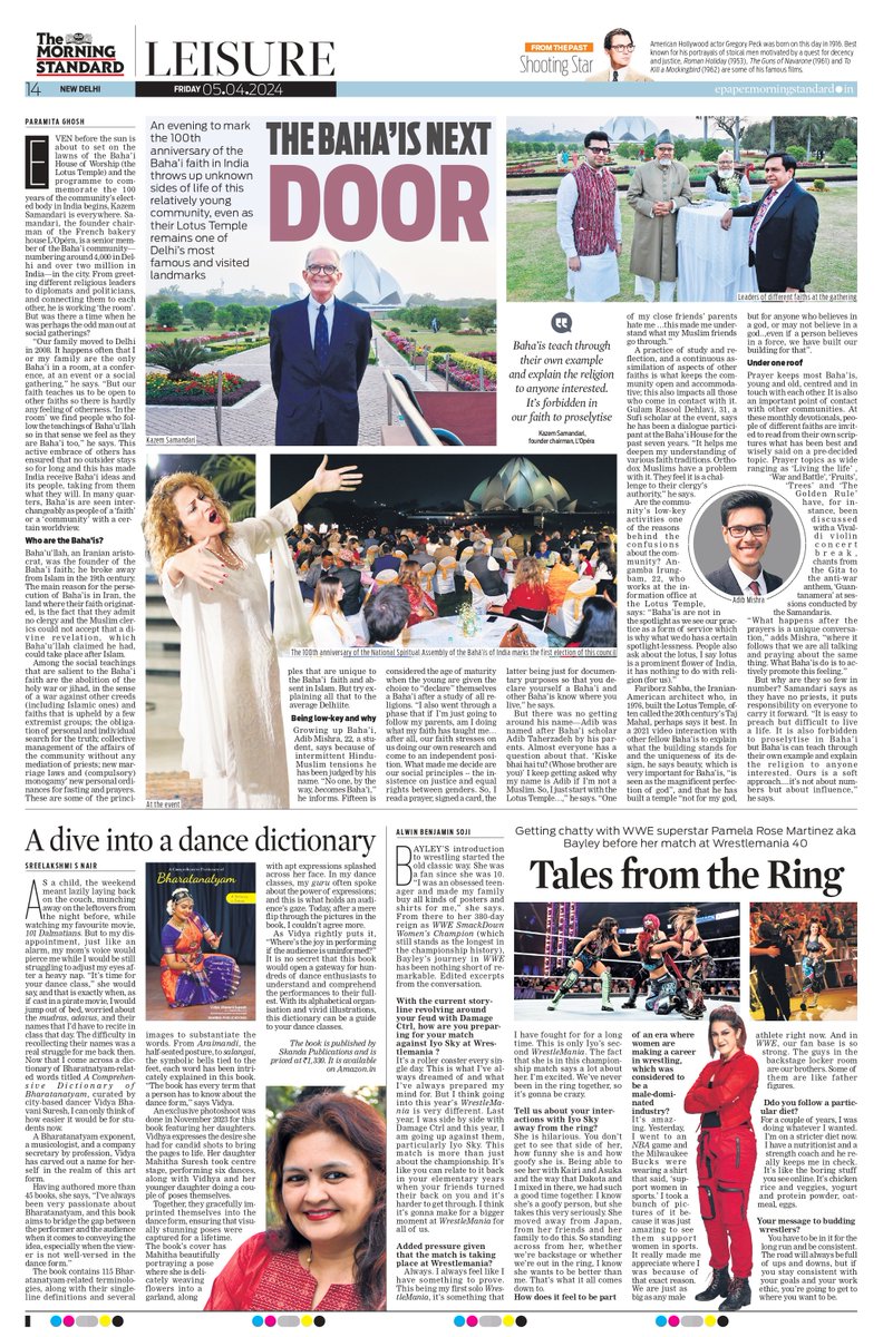 In today’s @TheMornStandard, here's a spotlight on the 100th anniversary of Baha’i faith in India, the unknown sides of life of this community, even as their Lotus Temple remains a famous landmark of Delhi. @santwana99 @Shahid_Faridi_ @Paro_Ghosh Read: newindianexpress.com/cities/delhi/2…