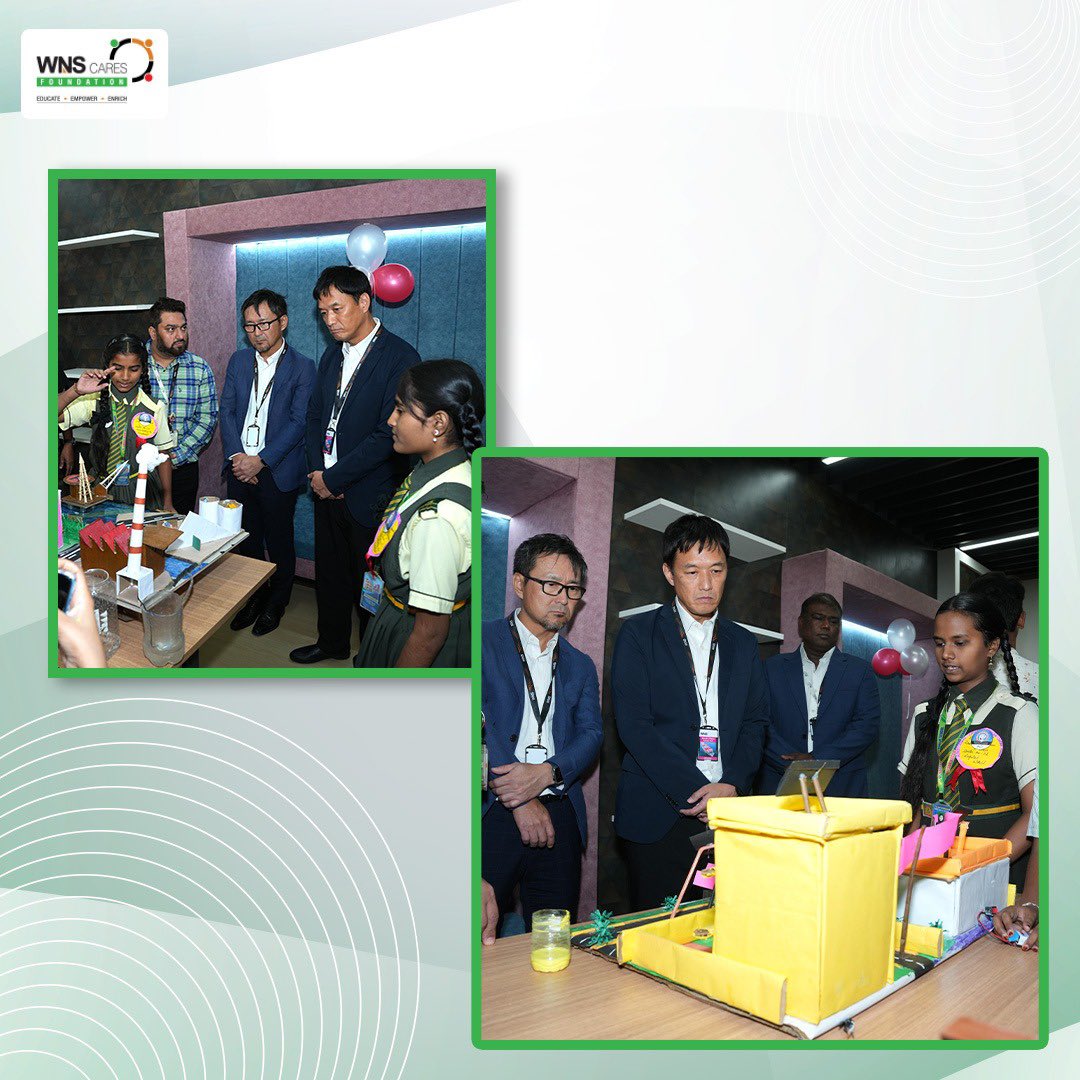 WnsWcf's tweet photo. #WCF has been actively engaging with schools and communities to empower them through education. During the launch of @wnsholdings center in Hyderabad, children presented innovative projects that reflected their passion for science.
#FocusOnScience #LearnWithWCF https://t.co/sMTtZVVq0Y