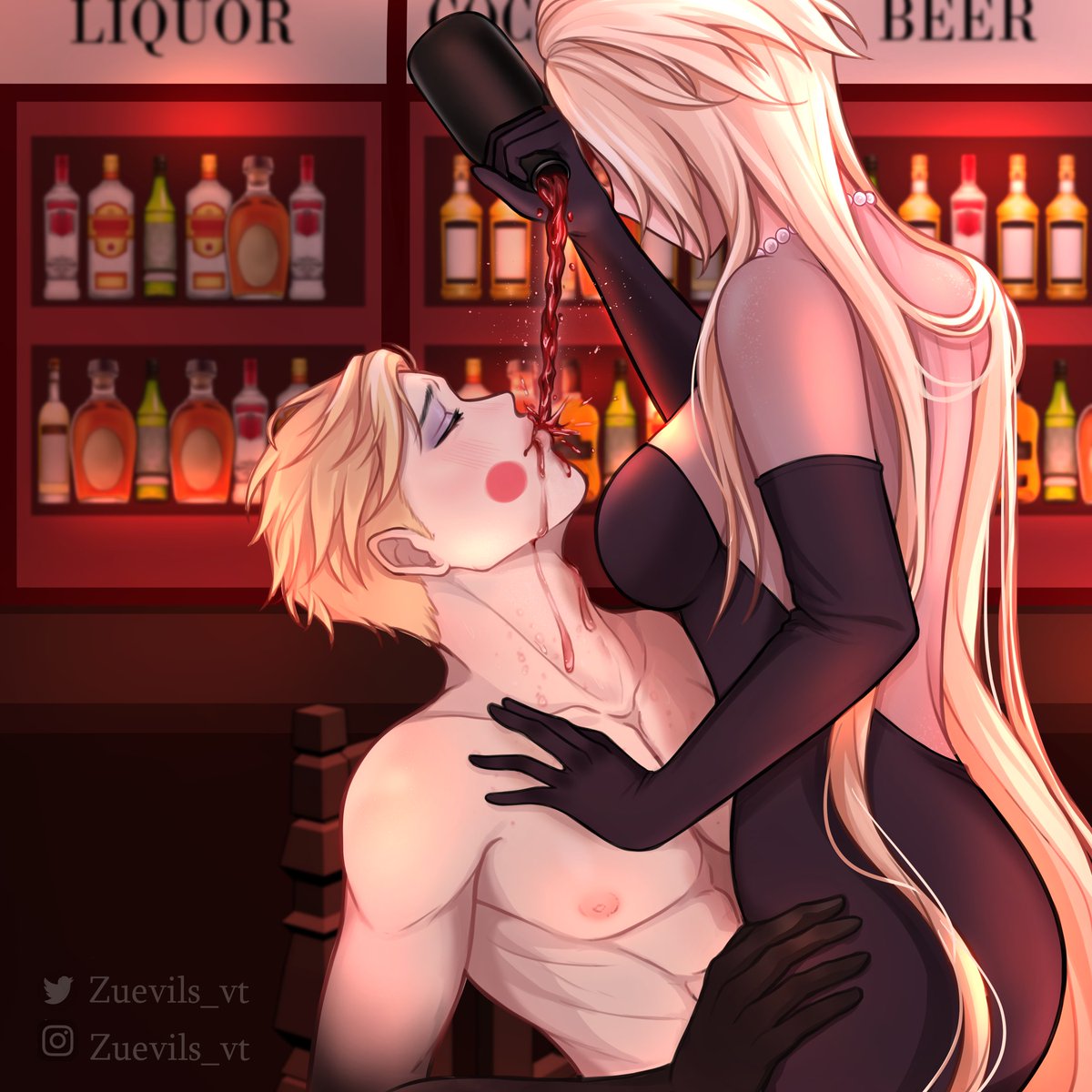 🍎💜

#Lucilith #LuciferHazbinHotel #LilithMorningstar