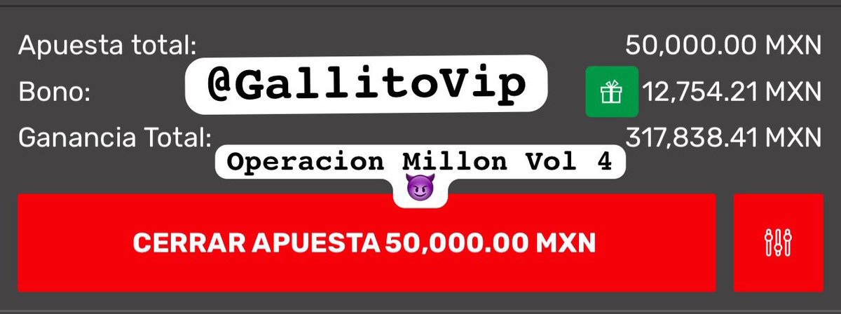 GallitoVip's tweet image. LISTA LA BOMBA ¿LA QUIEREN GRATIS? 💣 😈

1,000 RT’s y compartimos a todos🔥

Se va enviar al operación millón vol 4 gratis este link se borra en media hora👇🏻

bit.ly/operacion-mill…
