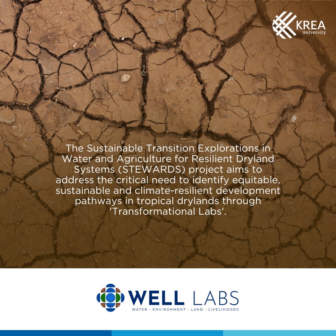 Next in our series, Architects of Impact, in collaboration with Water, Environment, Land and Livelihoods (WELL) Labs. Turning the spotlight on - STEWARDS
​
​#WellLabs #Research #KreaUniversity #Krea #IFMR #Sustainability #ResearchNarratives #STEWARDS