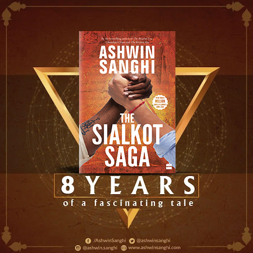 Today marks the 8th anniversary of #TheSialkotSaga from the #BharatSeries. I'm deeply grateful to my readers for their immense love and support for this book. Have you had the chance to read it? If not, then order your copy now!