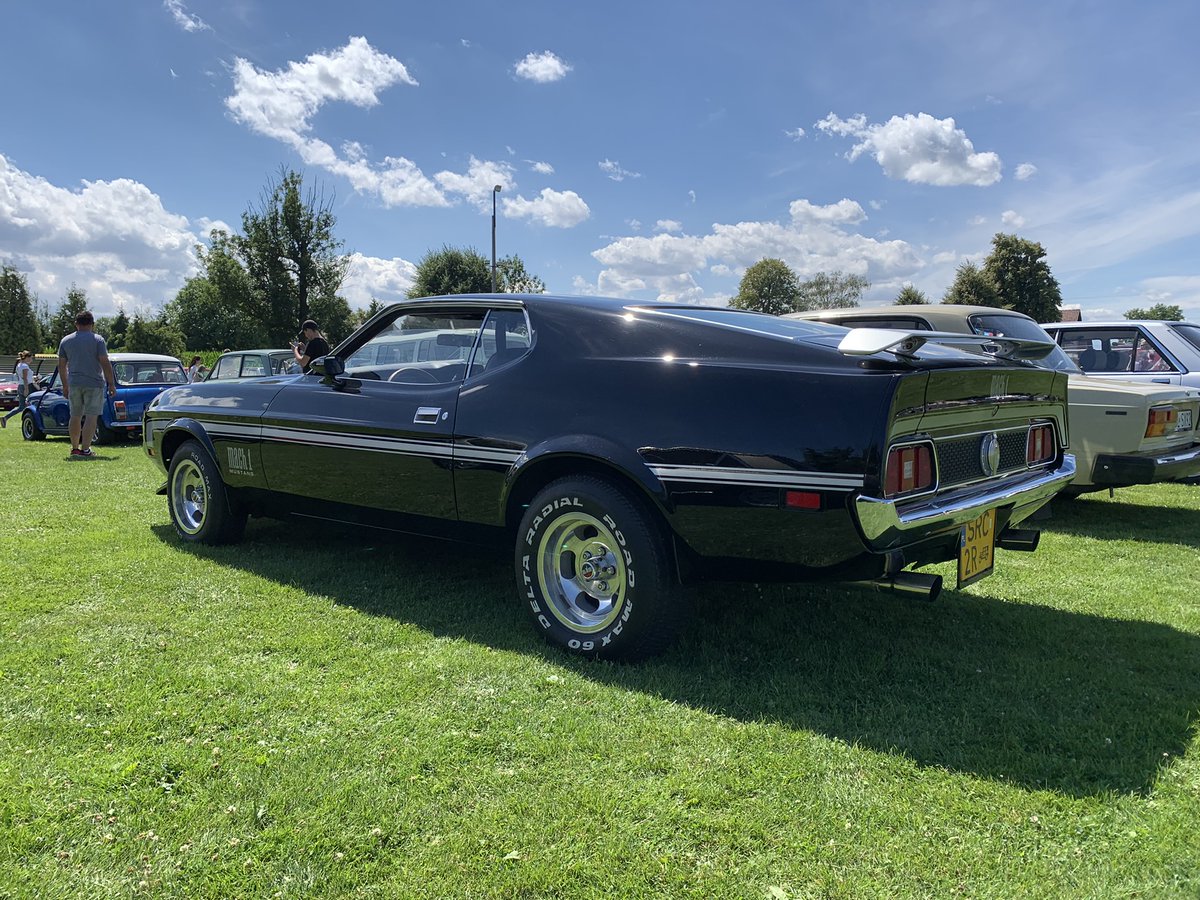 Ford Mustang Mach I Szczegóły: klassikauto.pl/ford-mustang-m… #fordmustang #machI #samochody #klassikauto #zlot #spot #motoryzacja @FordPolska