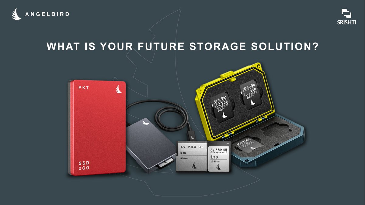 Guess what we just found out! Future Trends in Media Storage Tech AI Integration: AI-driven algorithms Blockchain for Data Security Quantum Storage: scalability and durability Make srishtidigilife.co.in/collections/an… your present & future storage solution #srishtidigilife #angelbirdmedia
