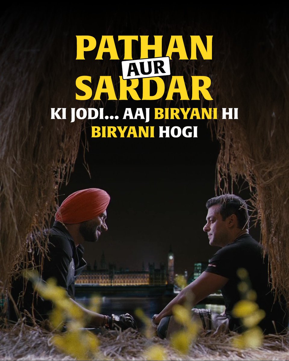 Biryani sunn ke mooh mein Niagara Falls aa gaya🫣🤤 #AjayDevgn #SalmanKhan #DevgnFilms #SonOfSardaar #Eid #EidMubarak #Chand #Biryani #Movie #Bollywood