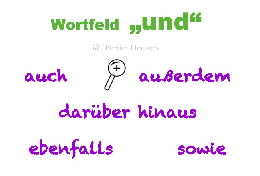 #Deutschlernen #LearnGerman #Wortschatz #Deutsch #German

Ein kleines Wort, das häufig vorkommt: „und“