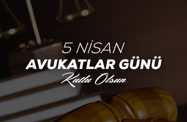 Hukuk devletinin olmazsa olmazı, yargı erkinin temel taşı ve en büyük güvencesi, savunma ve hak arama görevini ifa etmek suretiyle adaletin tecelli etmesinde büyük sorumluluk sahibi olan tüm meslektaşlarımın 5 Nisan “Avukatlar Günü”nü kutluyorum.