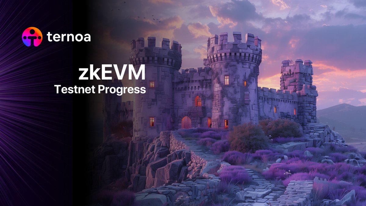 ♦️ zkEVM Testnet Progress ♦️
🟩🟩⬜⬜⬜⬜⬜⬜⬜⬜
20% Complete 🚀

ETH App Developers, prepare to step into a realm where privacy reigns supreme🗝️

A new era awaits 🏰
