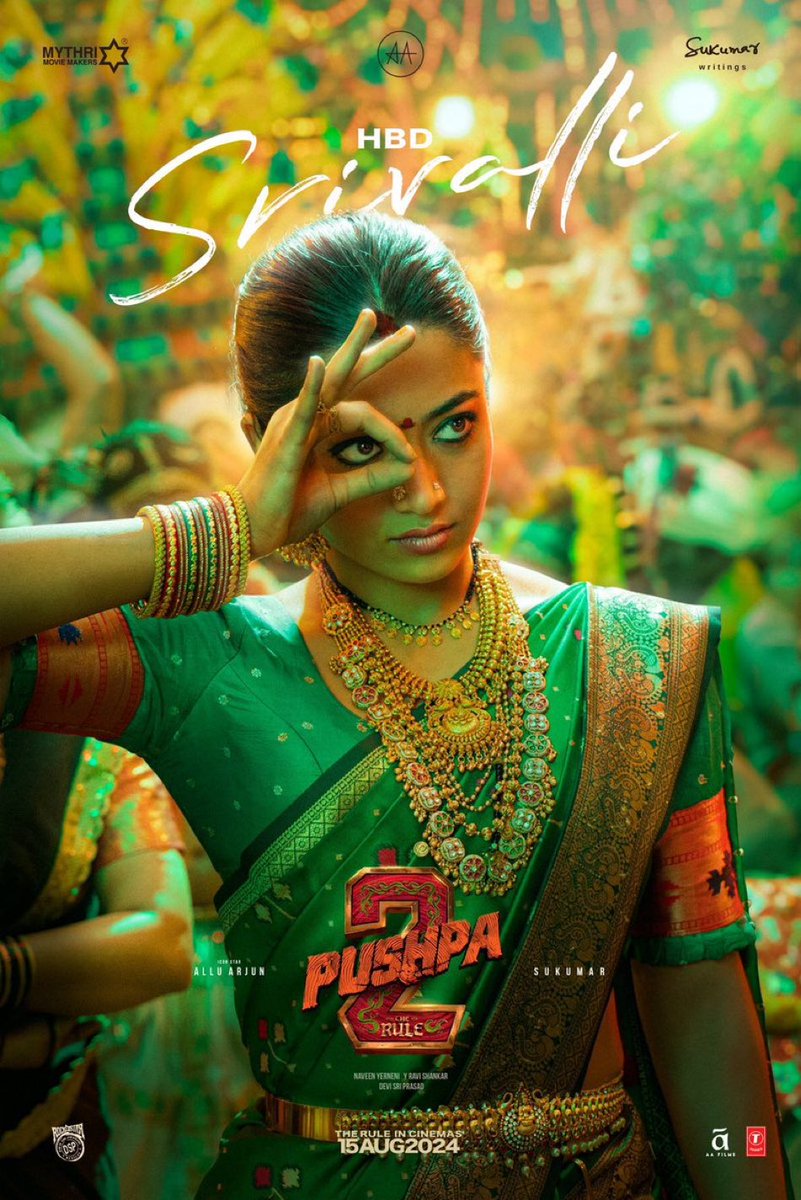 sekartweets's tweet photo. #Srivali @iamRashmika from #Pushpa2 🙌 https://t.co/51tpGoOkub