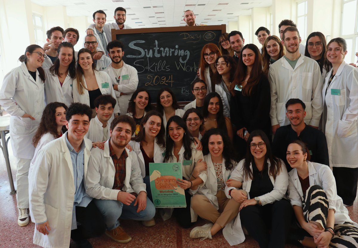LytrasMD's tweet photo. Thrilled to have participated in organizing the #SuturingWorkshop 2024🎉
It's conducted annually by the Scientific Society of Hellenic Medical Students @eefieorg Chapter of Athens &amp; the Department of Anatomy @adoaofficial, @athensmedschool, NKUA @uoaofficial. https://t.co/YECuP7JzCS