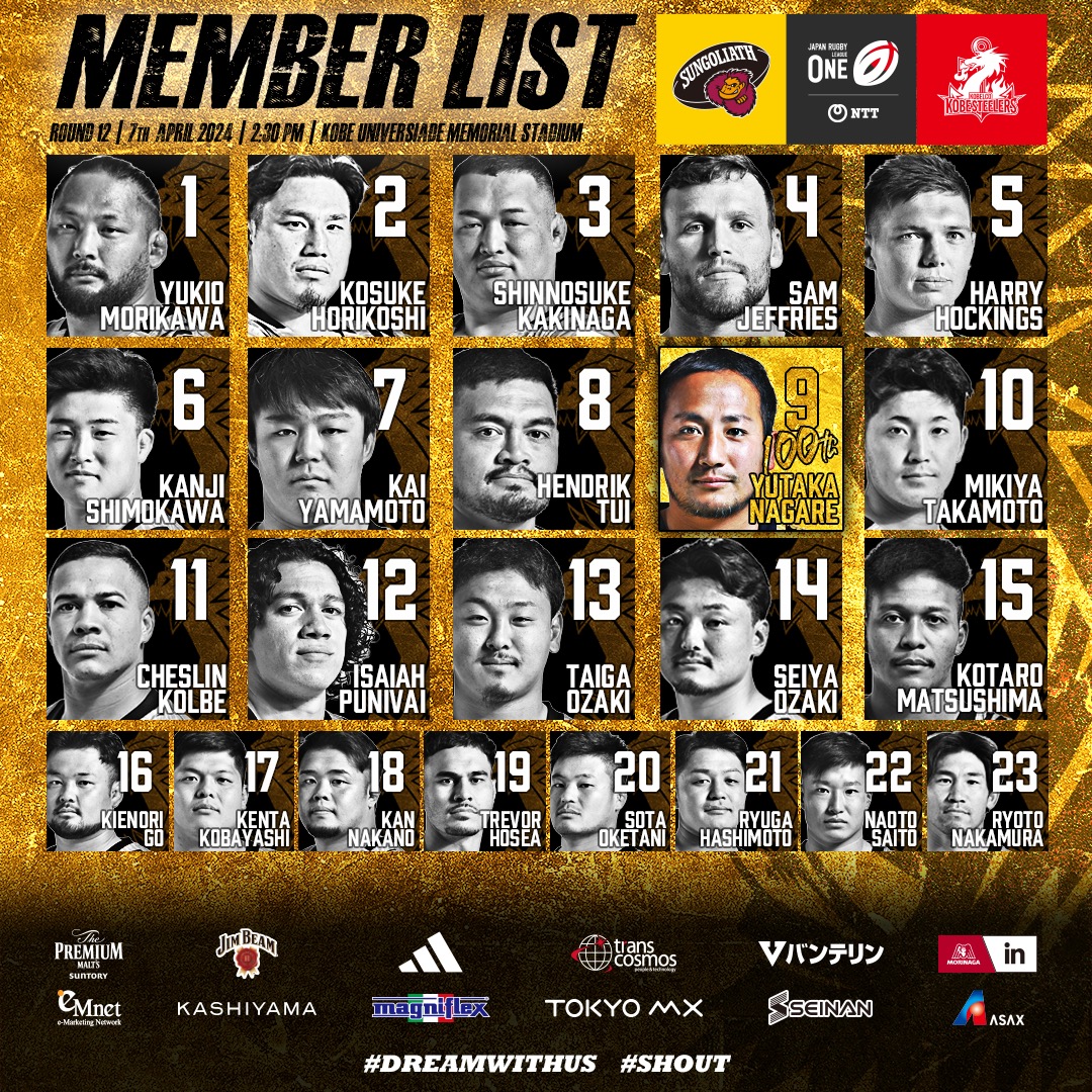 The Invisible Man Suntory name team to play Kobe & once again no sign of Sam Cane. No word from team or JRLO (aside from brief mention in their English language newsletter following my March 5 post re his back injury) as to why All Blacks captain has not played since Jan. 20.
