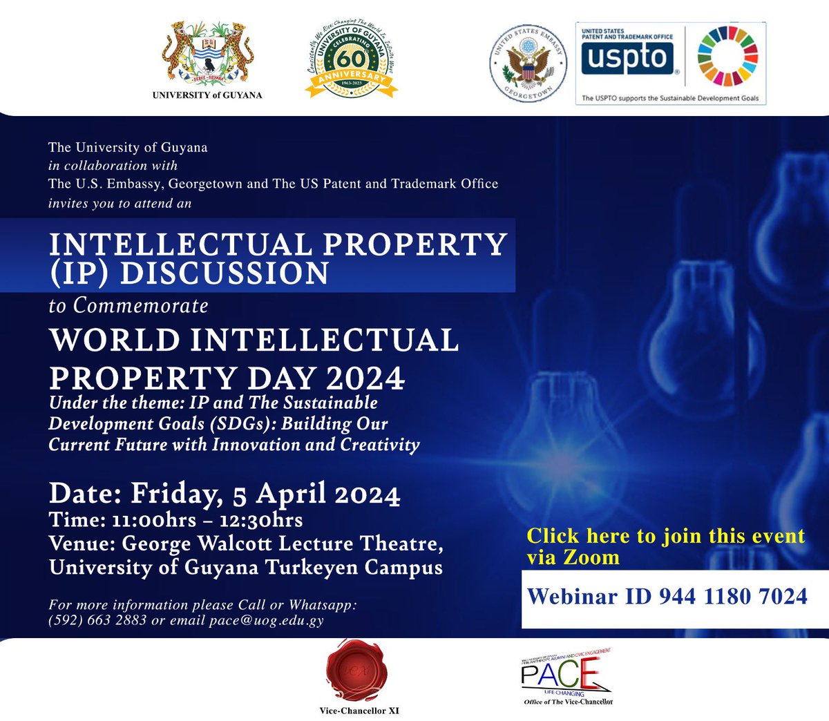 INVITATION: Intellectual Property Discussion Kindly click on the link to register and join the Discussion: zoom.us/webinar/regist…