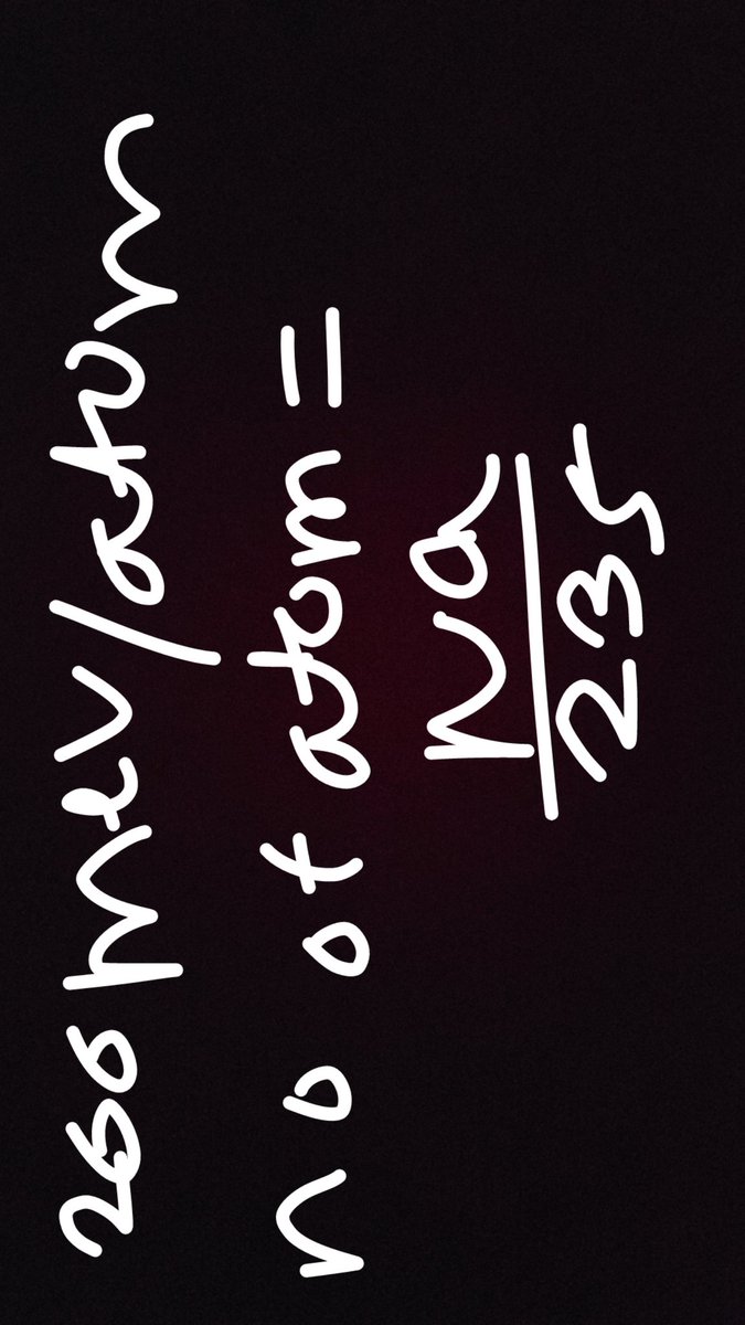 DevBihani5's tweet photo. This is how much energy released during 1 kG uranium fission https://t.co/3KDua5PLVg