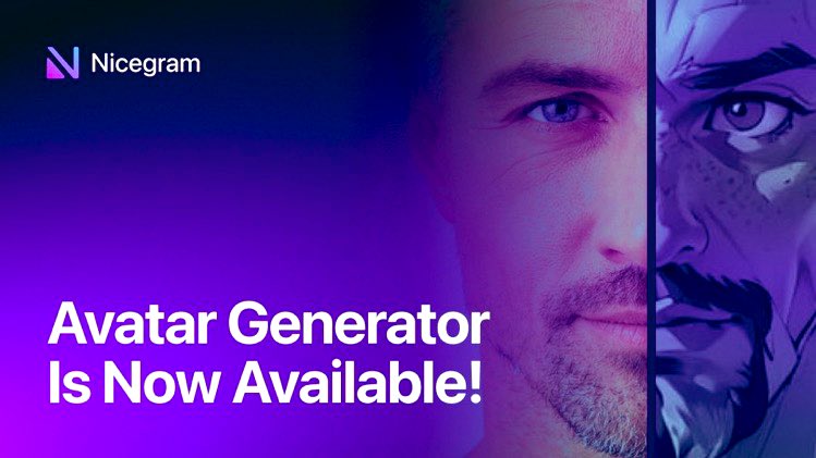 Revamp your profile with personalized avatars using the innovative Avatar Generator feature on @nicegramapp! Simply use your Nicegram gems to create: 🔸 1 avatar for 15 gems 🔸 10 avatars for 120 gems 🔸 30 avatars for 330 gems Get ready to stand out! Dive into #Nicegram now