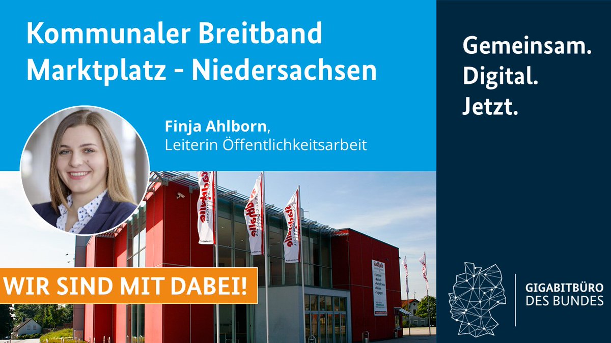 Das #Gigabitbüro des Bundes @bmdv ist wieder dabei! 13. Kommunaler #Breitband #Marktplatz 2024 in #Niedersachsen. @Landkreis_OHZ  Alle Infos unter: gigabitbuero.de/veranstaltung/…